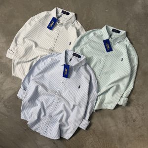 Stripped polo shirt