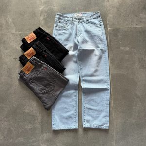 Straight baggy jeans